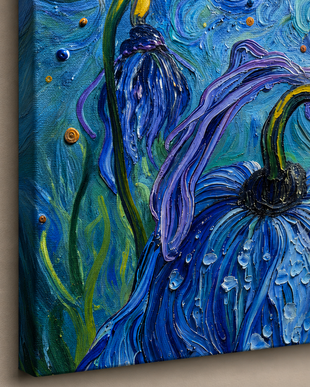 Beauty in Stillness, Strength in Bloom – One-of-Ten Botanical Edition | 70 × 100 cm Canvas