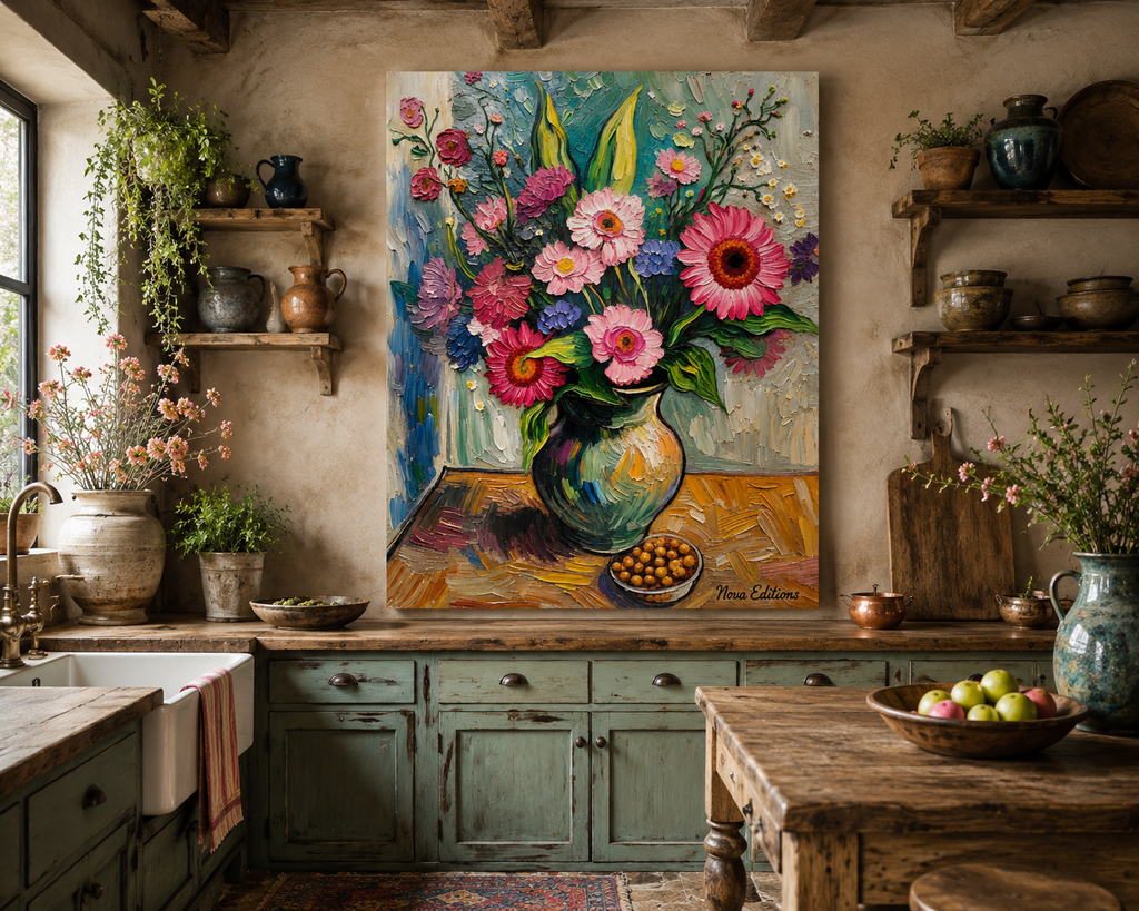 Petals of Quiet Joy – One-of-Ten Botanical Edition | 70 × 100 cm Canvas