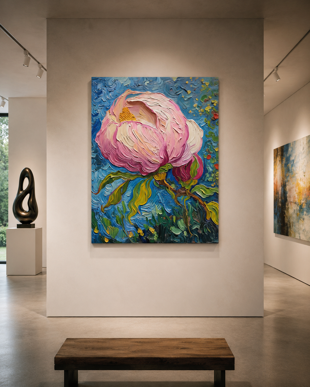 Celestial Petal – One-of-Ten Botanical Edition | 70 × 100 cm Canvas