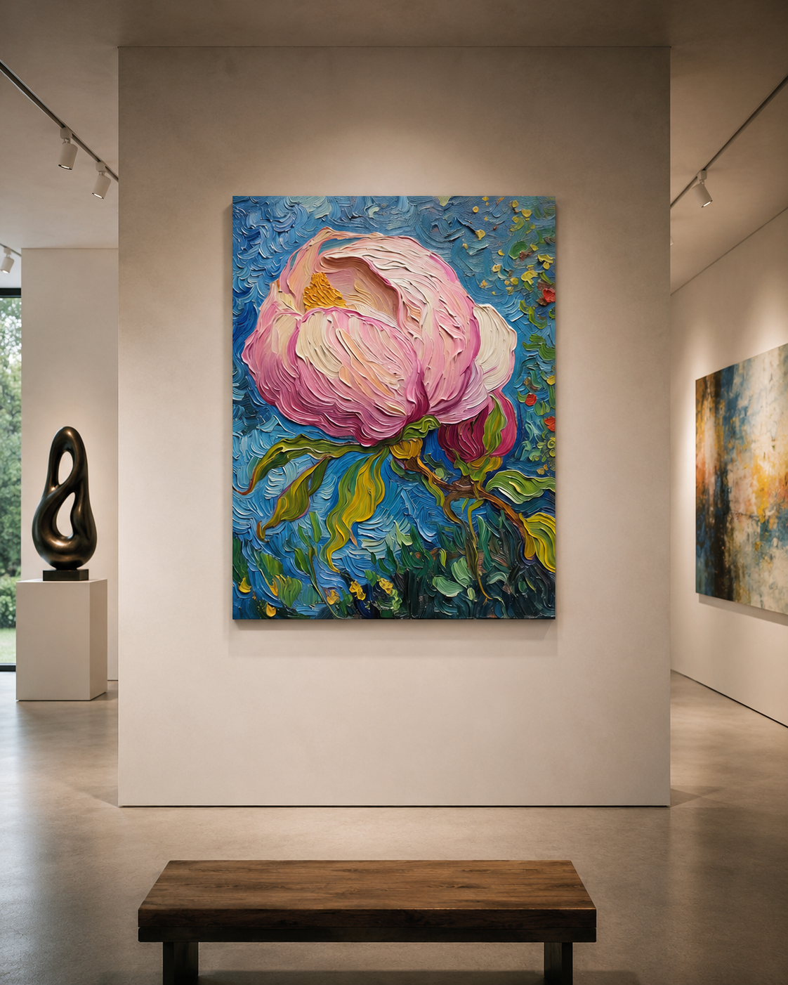 Celestial Petal – One-of-Ten Botanical Edition | 70 × 100 cm Canvas