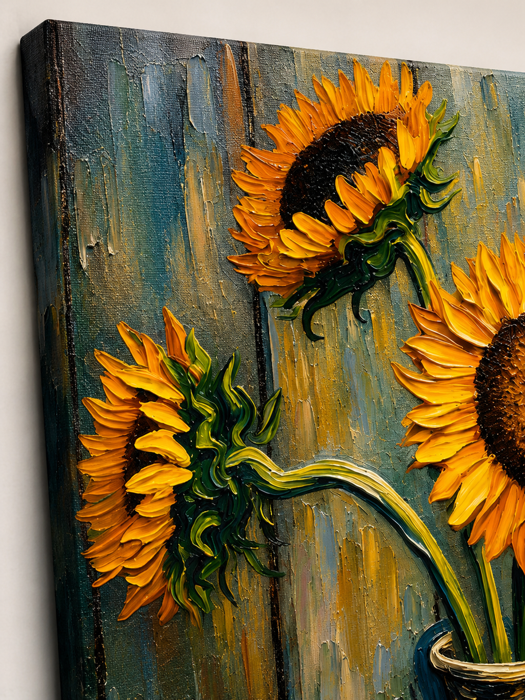 Golden Stillness – One-of-Ten Botanical Edition | 70 × 100 cm Canvas