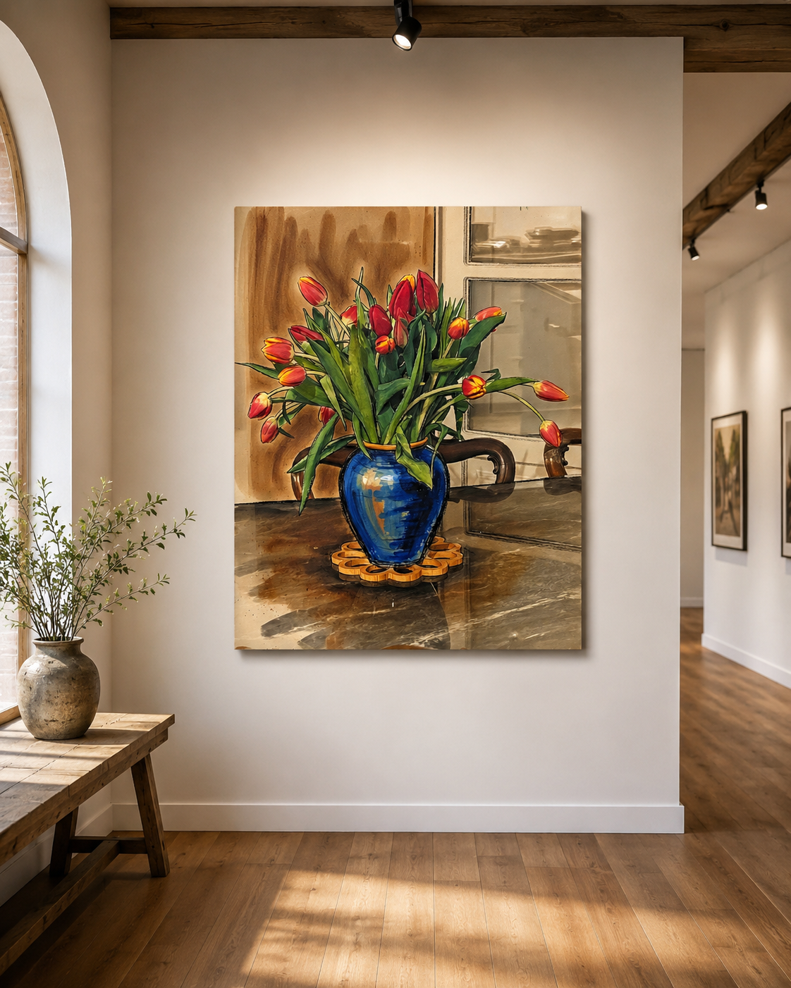 The Quiet Arrangement – One-of-Ten Botanical Edition | 70 × 100 cm Canvas