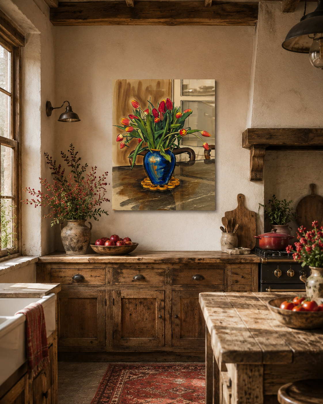 The Quiet Arrangement – One-of-Ten Botanical Edition | 70 × 100 cm Canvas