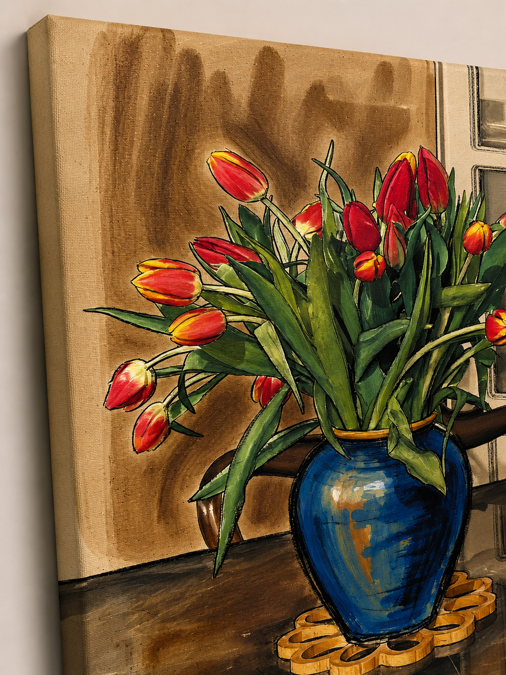 The Quiet Arrangement – One-of-Ten Botanical Edition | 70 × 100 cm Canvas