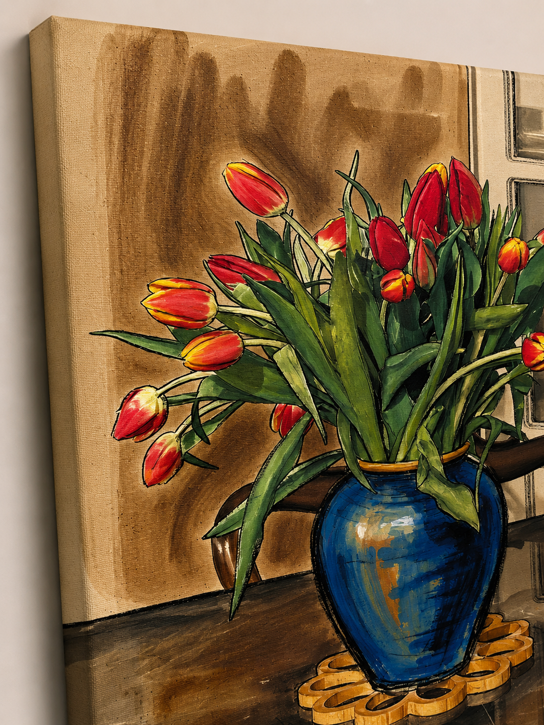 The Quiet Arrangement – One-of-Ten Botanical Edition | 70 × 100 cm Canvas