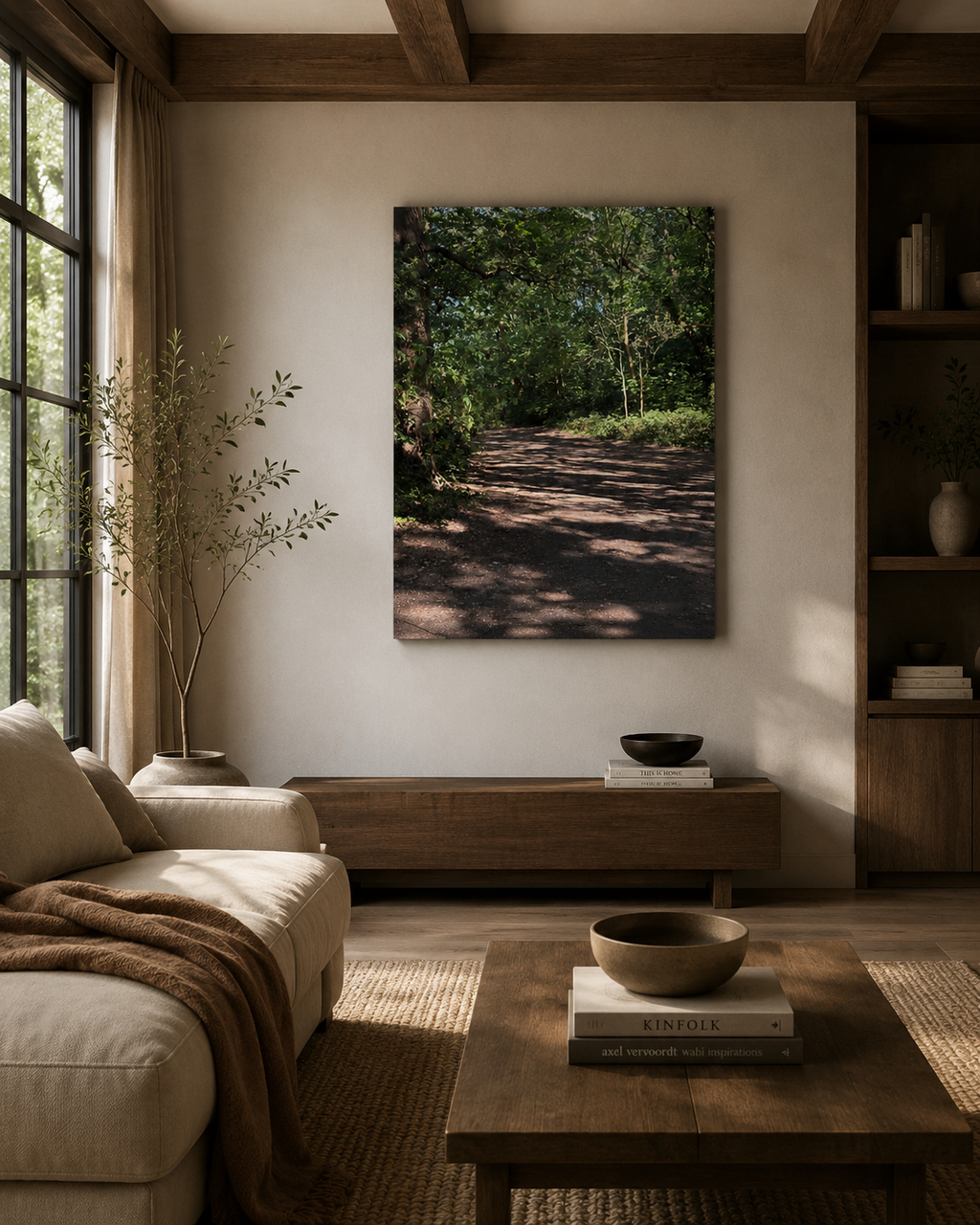 Where the Path Leads | Original Nature Photography Aluminium Print by Alexandra Adams