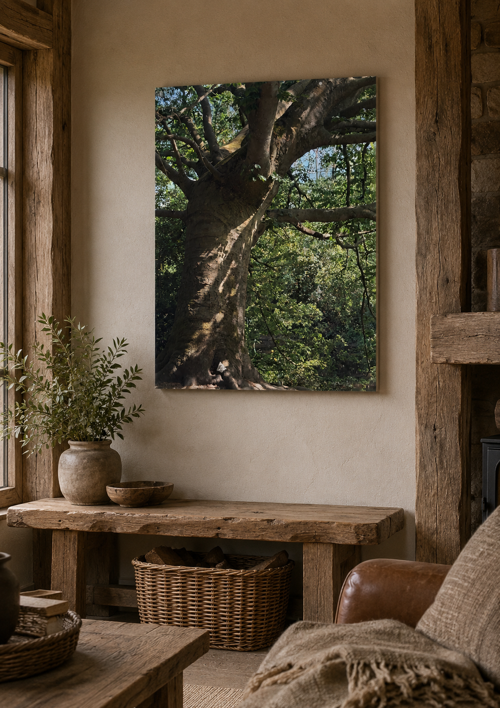 The Tree That Held the Sky | Original Nature Photography Aluminium Print by Alexandra Adams