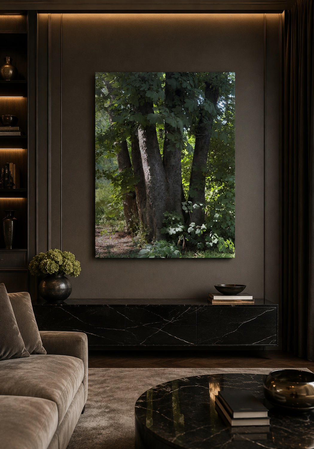Rooted Together | Original Nature Photography Aluminium Print by Alexandra Adams