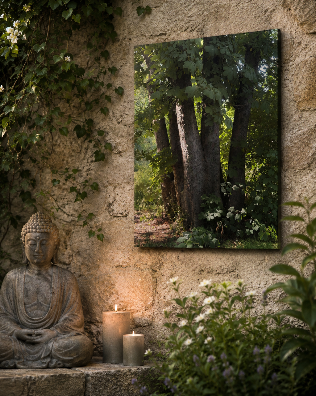 Rooted Together | Original Nature Photography Aluminium Print by Alexandra Adams