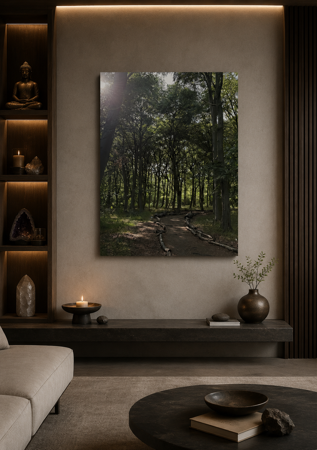 The Quiet Path | Original Nature Photography Aluminium Print by Alexandra Adams