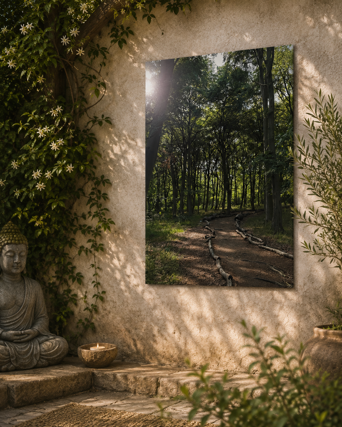 The Quiet Path | Original Nature Photography Aluminium Print by Alexandra Adams