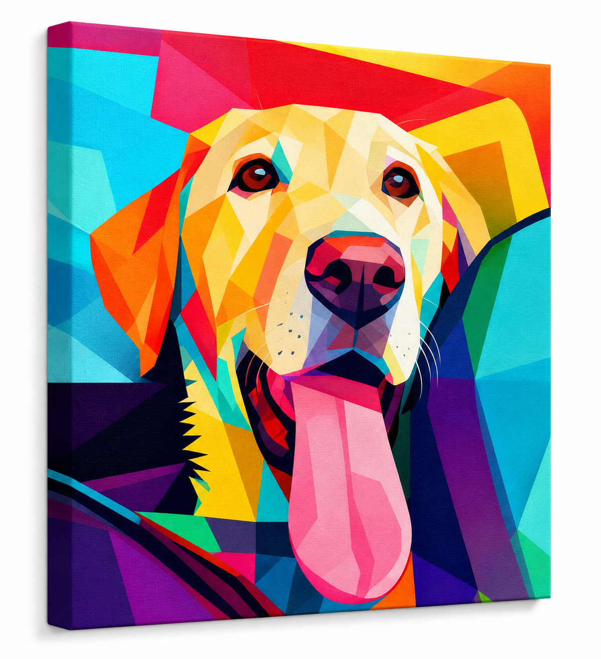 Custom Pet Portrait - Prism Pop Canvas