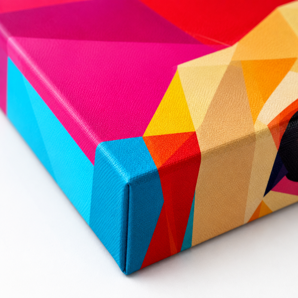 Custom Pet Portrait - Prism Pop Canvas