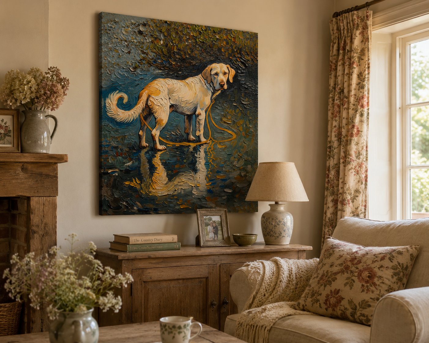 Custom Pet Portrait - Painted Memory Canvas