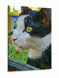 Custom Pet Portrait - Mosaic Keepsake Style Canvas
