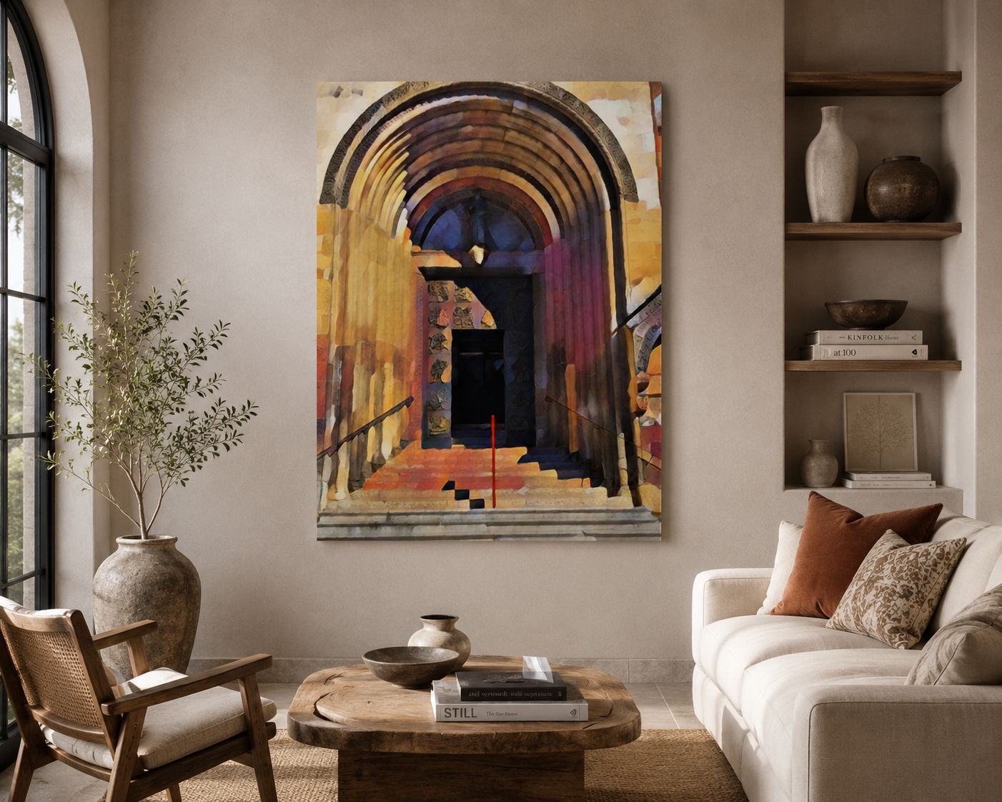 Beyond What I Could See – Fine Art Canvas Print | The Doors Between Us Collection