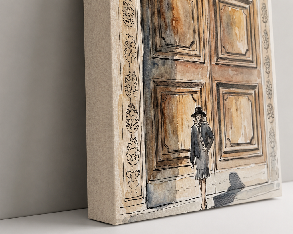 Before I Chose – Fine Art Canvas Print | The Doors Between Us Collection