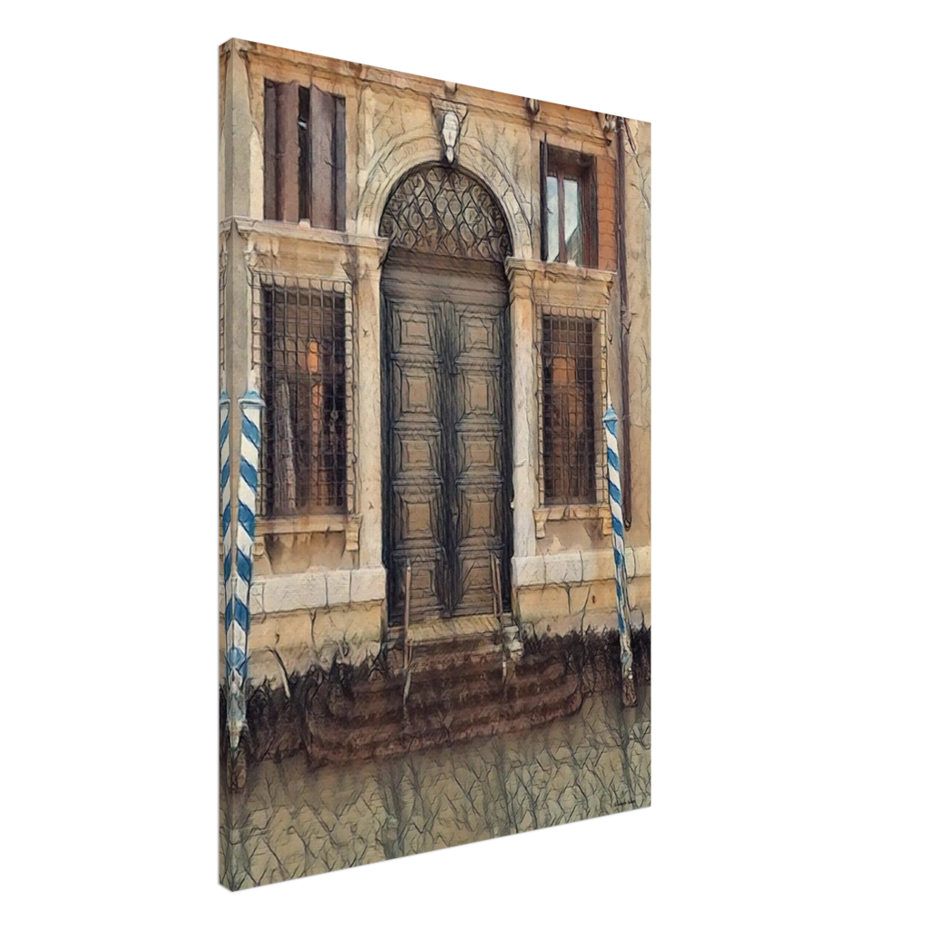 What Time Could Never Take by Alexandra Adams, abstract European doorway wall art from the Beyond the Doors collection.

